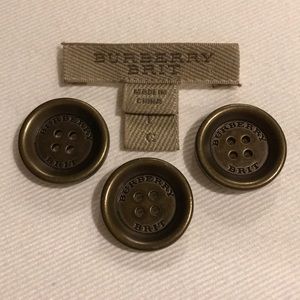Burberry Brit Replacement Buttons & Label